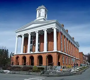 The Susquehanna County Courthouse in Montrose