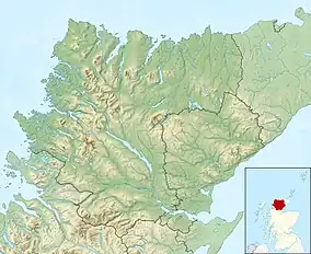 Loch an Tuirc is located in Sutherland