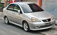 Suzuki Baleno sedan (front; Indonesia)