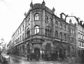 Svenska Dagbladet's editorial house at Karduansmakargatan 13 / Klara Södra Kyrkogata in the Loen block. Architects Ullrich & Hallquist. Year built 1897