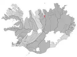 Location of Svalbarðsstrandarhreppur