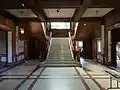 The grand staircase in the entrance hall.