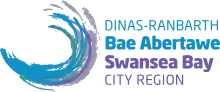 Official logo of Swansea Bay City RegionDinas-Ranbarth Bae Abertawe