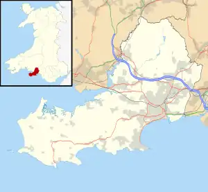 Pontarddulais is located in Swansea