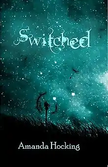 Switched book cover, authored by Amanda Hocking