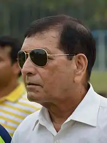 Syed Nayeemuddin at a football workshop in 24 Paraganas District, West Bengal, India