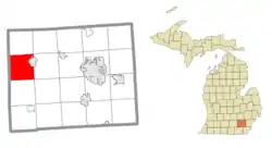 Location within Washtenaw County