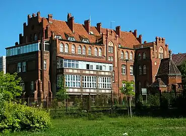 Ancient building from the Brda river