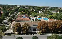 Aerial view of Tótkomlós