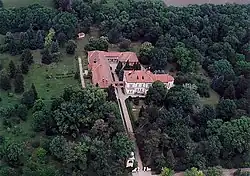 Törökszentmiklós Palace from above