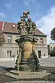 Statue of the Holy Trinity at the town square