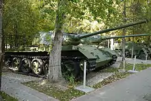 T-44 displayed in the Museum of the Great Patriotic War, Moscow, Poklonnaya Hill Victory Park