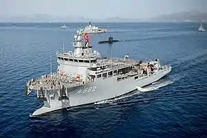 TCG Alemdar (A-582) NATO tatbikatı kapsamında Akdeniz’de, 2017