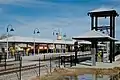 View of the TEXRail station from a grade crossing