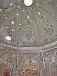 Cupola with occuli in the tepid room of the male quarter