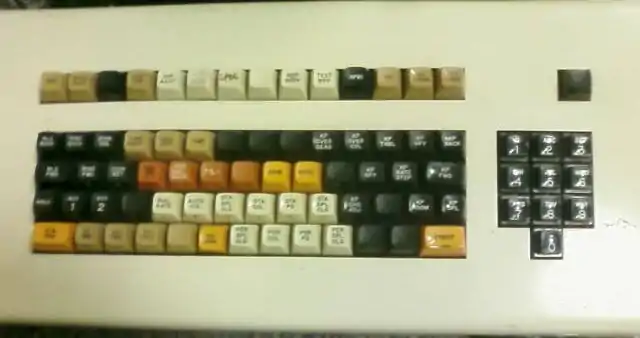  A picture of a keyboard from the Nortel TOPS position (terminal)