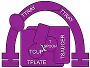 The TSET membrane trafficking complex