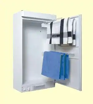 A small electrically heated drying cabinet