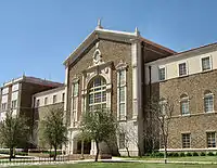 South face of the College of Education