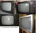 Television receiver made in the factory