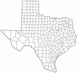 Location of Barry, Texas