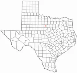 Location of Breckenridge, Texas