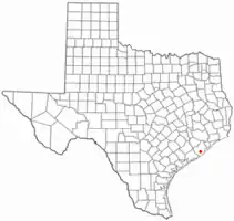 Location in the state of Texas