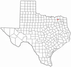 Location of Cooper, Texas