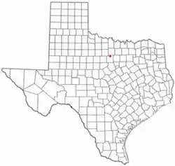 Location of Graford, Texas