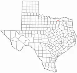 Location of Howe, Texas