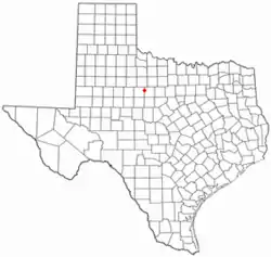 Location of Lueders, Texas