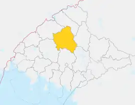 Location of Taegwan County