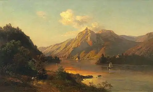 Nonnewerth at the Drachenfels (1866)