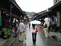 A traditional shopping street