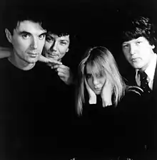 American post-punk band Talking Heads, pictured in the early 1980s.