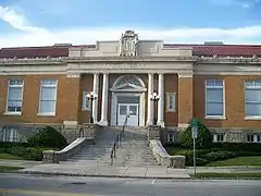 Front of Tampa Free Library