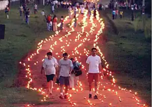 Good Friday procession in Tañarandy, Paraguay