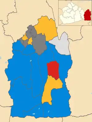 2003 results map