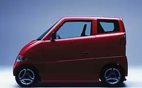 The Commuter Cars Tango, 8 ft 5 in (257 cm) long and 39 in (990 mm) wide