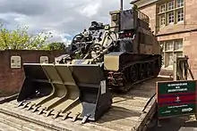 military bulldozer