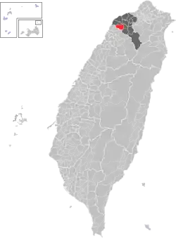 Location of Yangmei