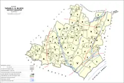 Map showing Hardiya (#627) in Tarari block