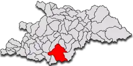 Location in Maramureș County