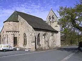 The church of Saint-Georges, in Tarnac