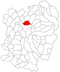 Location in Caraș-Severin County