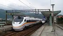 TEMU1000 Taroko Express at Toucheng Station