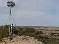 Trig point on Tauragat Hill