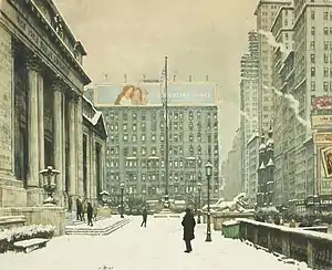 New York Public Library, signed in pencil lower right