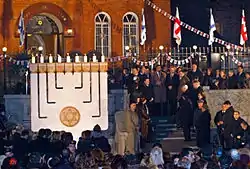 Israel's 60th independence day celebration in Tbilisi, Georgia, in 2007.