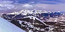 Lizard Head, Sunshine Mountain, Mt. Wilson, Wilson Peak from Telluride ski area